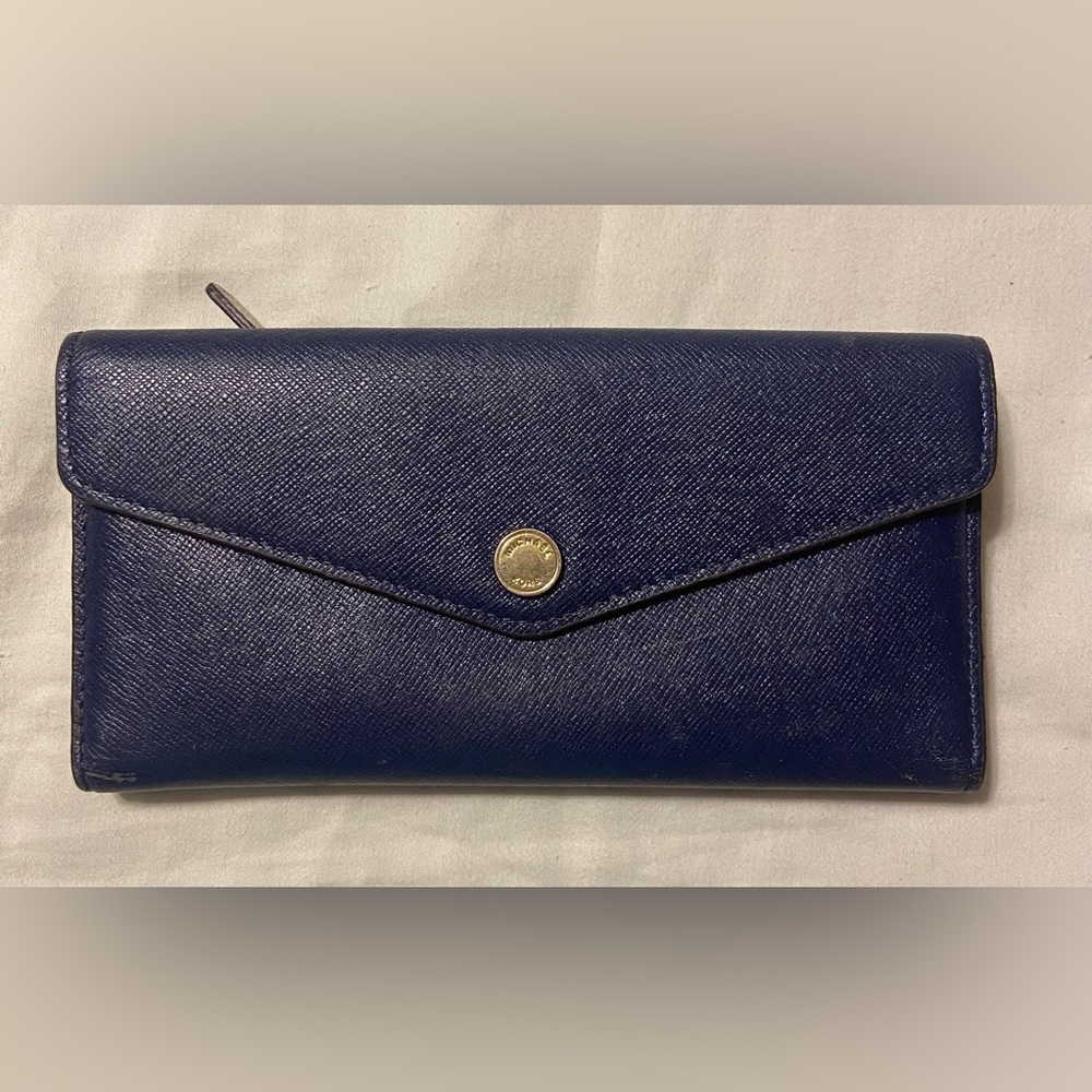 Michael Kors Navy Blue Wallet